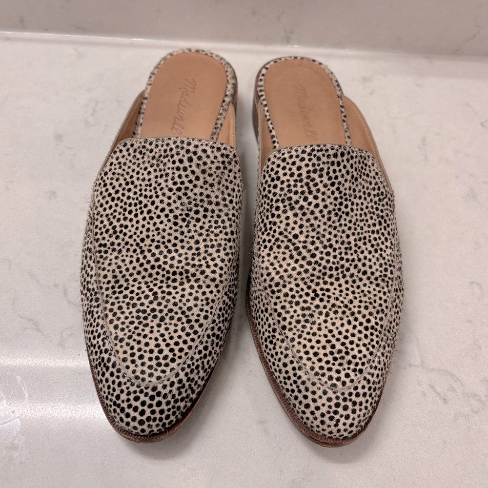 Madewell Calf Hair Leopard Mule